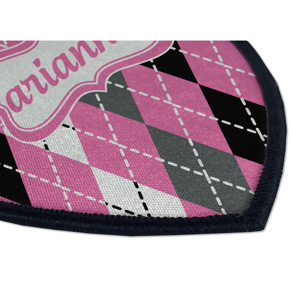 Argyle Iron on Shield 3 Detail