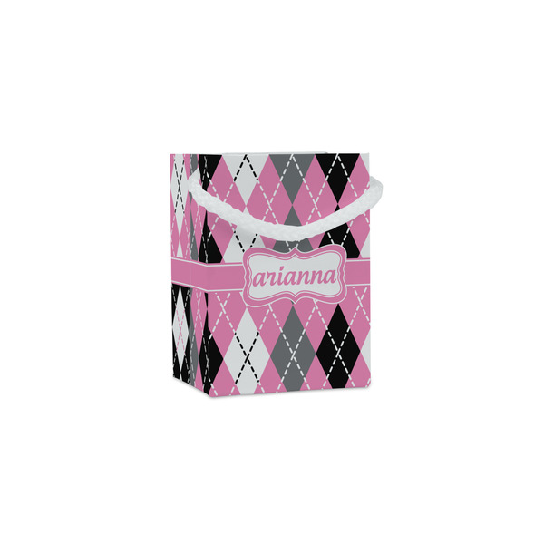 Custom Argyle Jewelry Gift Bags (Personalized)