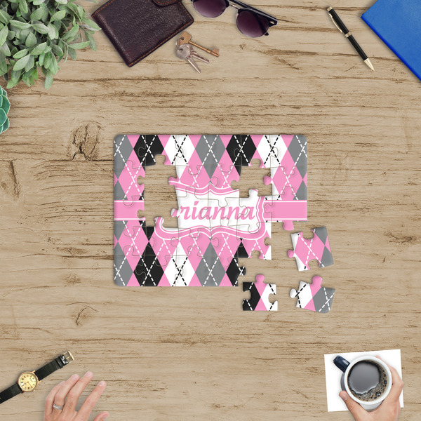 Argyle Jigsaw Puzzle 30 Piece - In Context