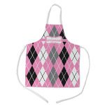 Argyle Kid's Apron w/ Name or Text