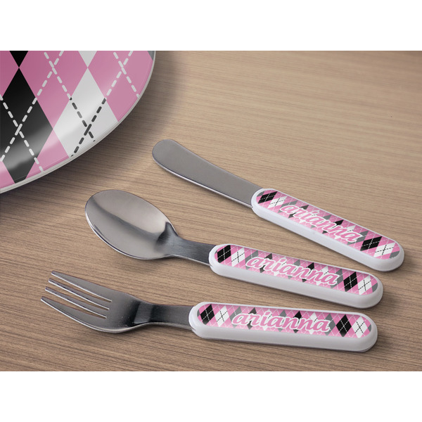 Argyle Kids Flatware w/ Plate
