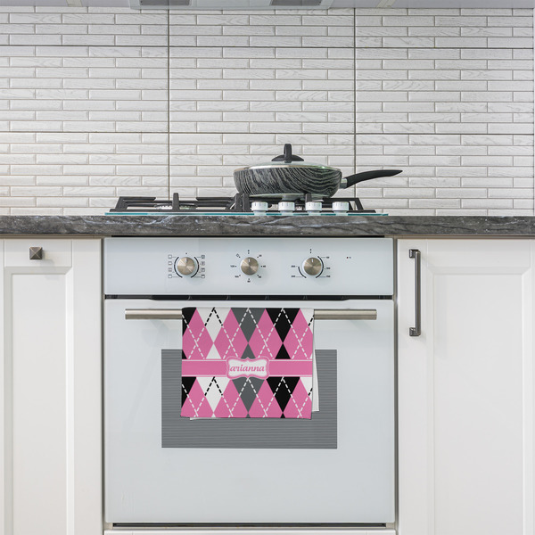 Argyle Kitchen Towel - Poly Cotton - Lifestyle