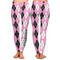 Argyle Ladies Leggings - Front and Back