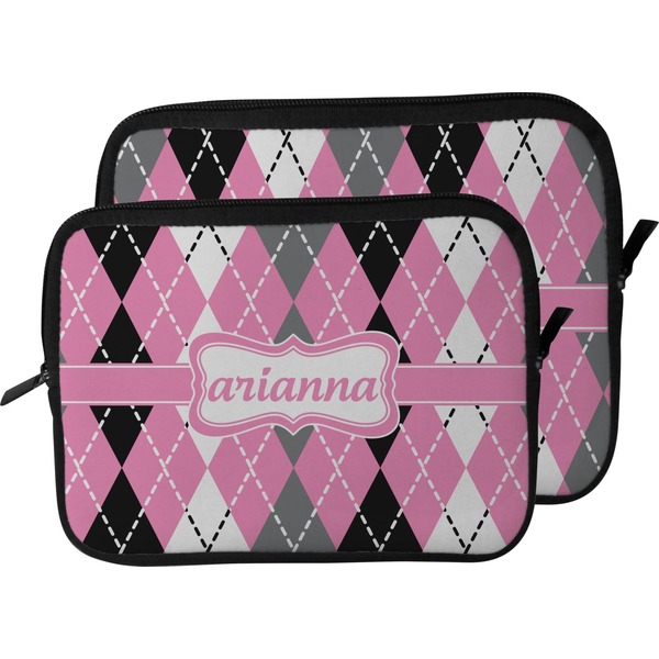 Argyle Laptop Sleeve (Size Comparison)