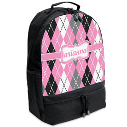 Argyle Backpacks - Black (Personalized)