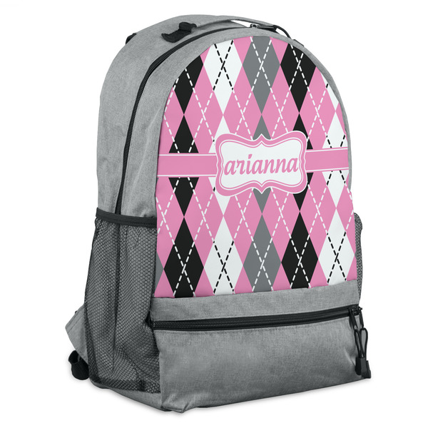 Custom Argyle Backpack (Personalized)