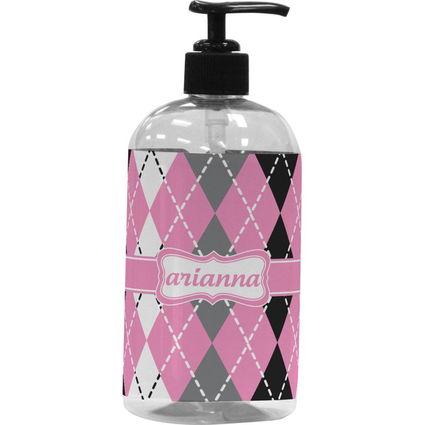 Custom Argyle Plastic Soap / Lotion Dispenser (Personalized)