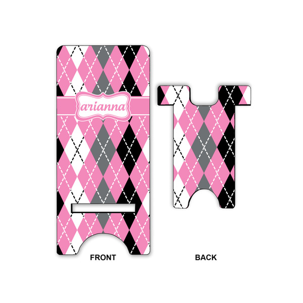 Argyle Large Phone Stand - Front & Back