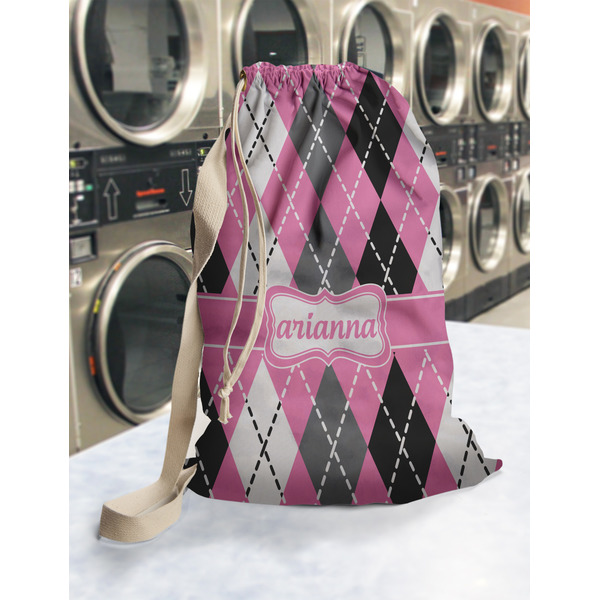 Argyle Laundry Bag in Laundromat