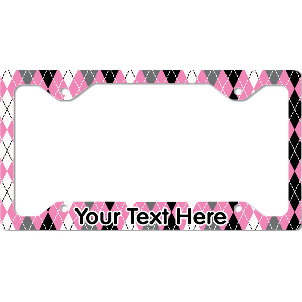 Argyle License Plate Frame - Style C