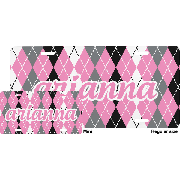 Argyle License Plate (Sizes)