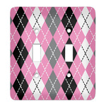 Argyle Light Switch Cover (2 Toggle Plate)
