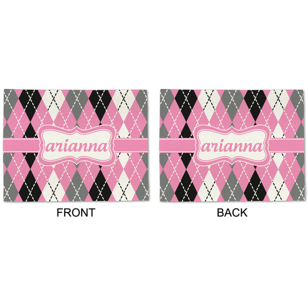 Argyle Linen Placemat - APPROVAL (double sided)