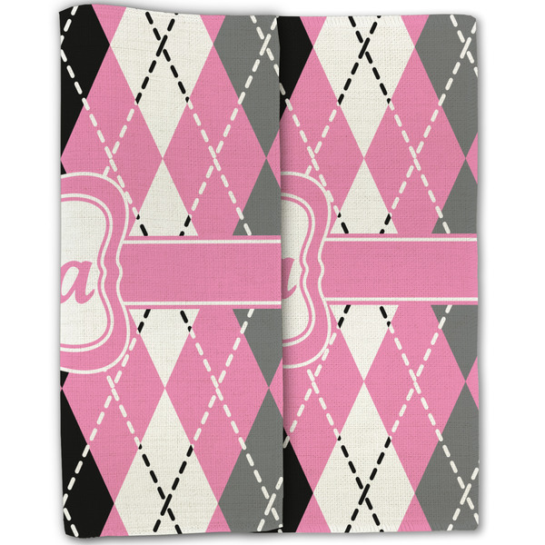 Argyle Linen Placemat - Folded Half (double sided)