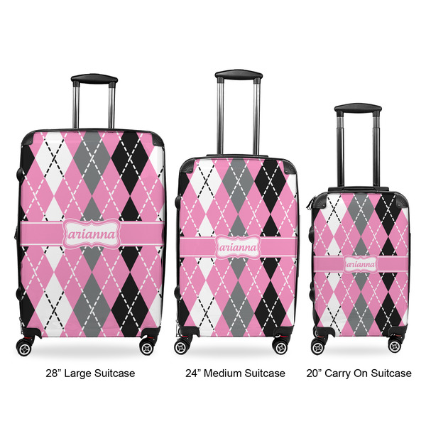 Argyle Luggage Bags all sizes - With Handle