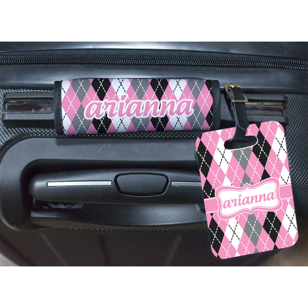 Argyle Luggage Wrap & Tag