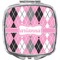 Argyle Compact Makeup Mirror (Personalized)