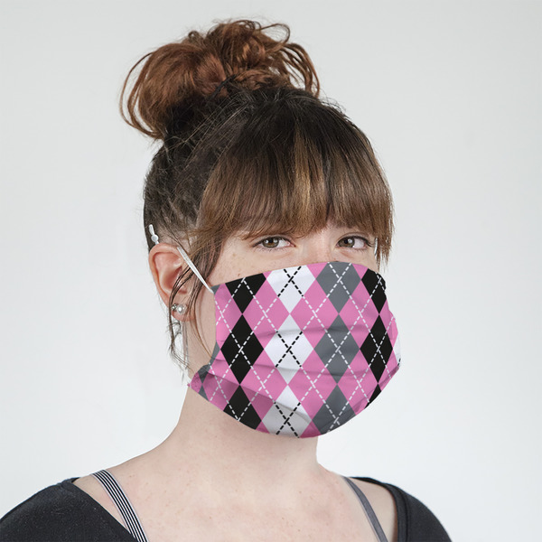 Argyle Mask - Quarter View on Girl
