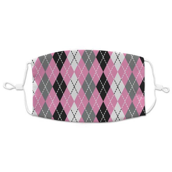 Custom Argyle Adult Cloth Face Mask - XLarge