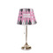 Argyle Poly Film Empire Lampshade - On Stand
