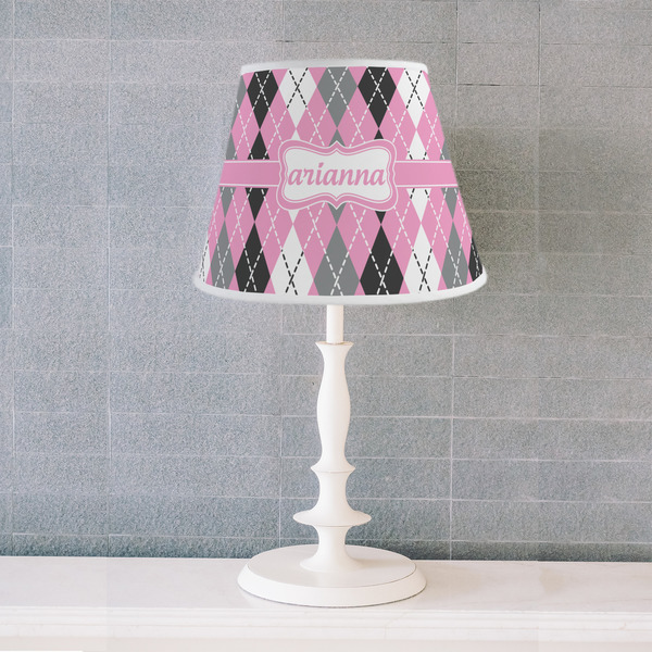 Argyle Poly Film Empire Lampshade - Lifestyle
