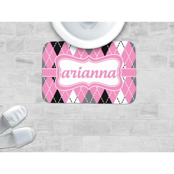 Argyle Memory Foam Bath Mat - LIFESTYLE