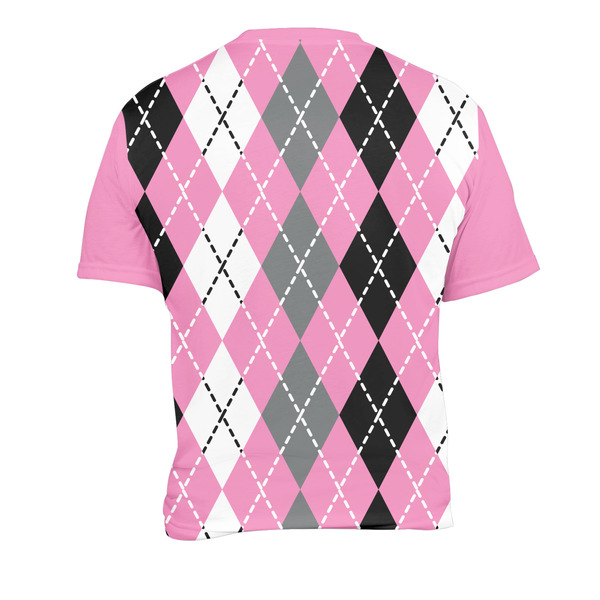 Argyle Men's Crew Neck T Shirt Medium - Back