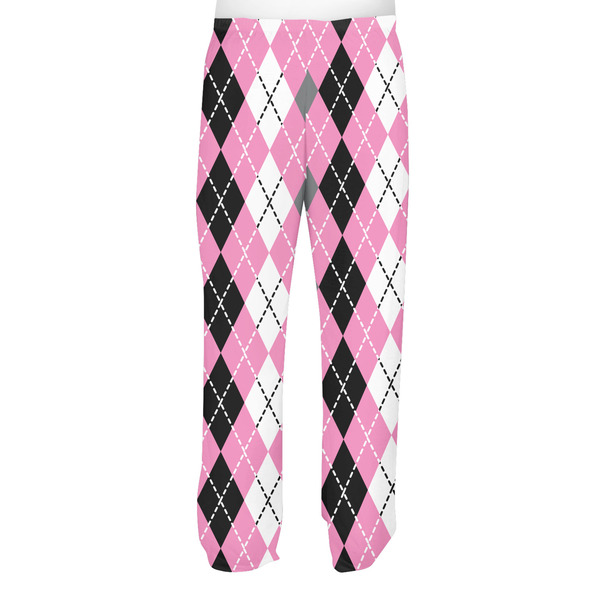 Argyle Men's Pjs Back - on model