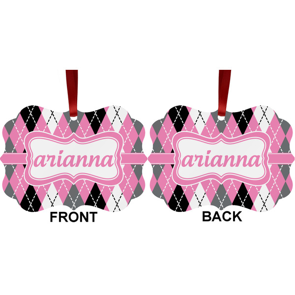 Argyle Metal Benilux Ornament - Front and Back (APPROVAL)