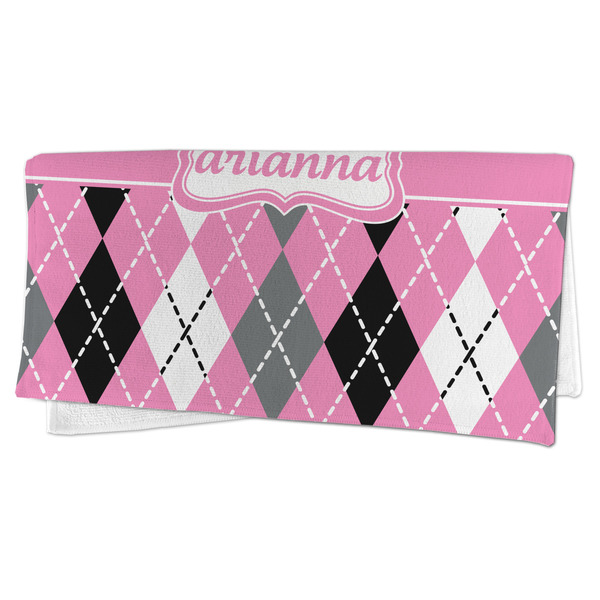 Argyle Microfiber Dish Rag - FOLDED (half)