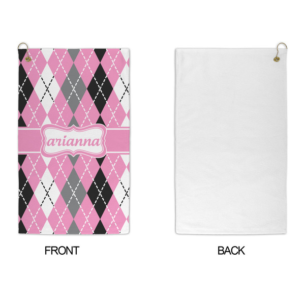 Argyle Microfiber Golf Towels - APPROVAL