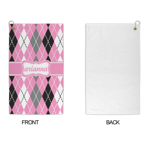 Argyle Microfiber Golf Towels - APPROVAL