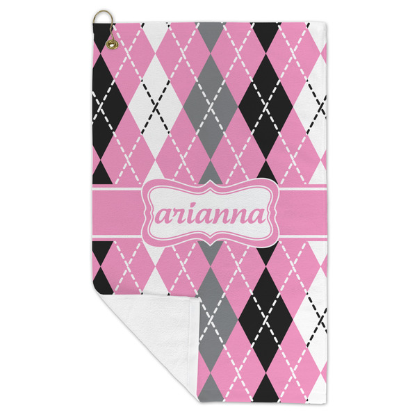 Argyle Microfiber Golf Towels - FOLD