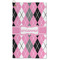 Argyle Microfiber Golf Towel - Large (Personalized)
