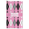 Argyle Microfiber Golf Towel (Personalized)