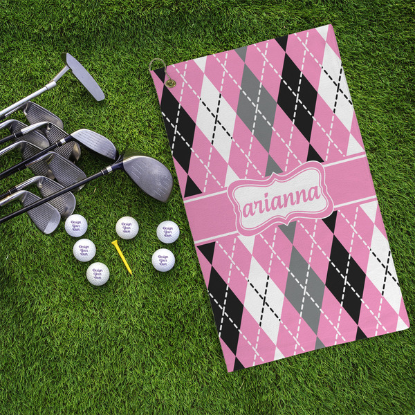 Argyle Microfiber Golf Towels - LIFESTYLE