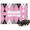 Argyle Dog Blanket (Personalized)