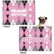 Argyle Microfleece Dog Blanket - Regular - Front & Back
