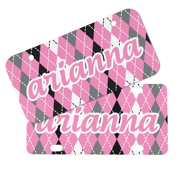 Argyle Mini License Plates - MAIN (4 and 2 Holes)