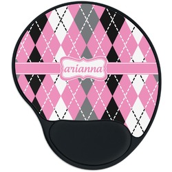 Argyle Mouse Pad with Wrist Support