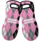 Argyle Neoprene Oven Mitts - Set of 2 w/ Name or Text