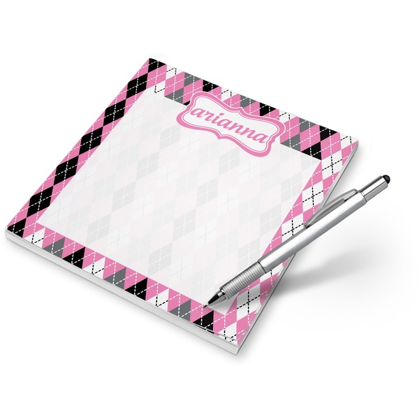 Custom Argyle Notepad (Personalized)
