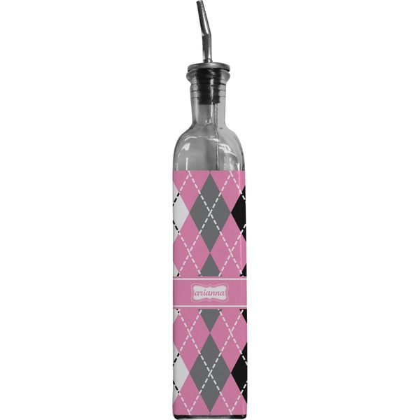 Custom Argyle Oil Dispenser Bottle (Personalized)
