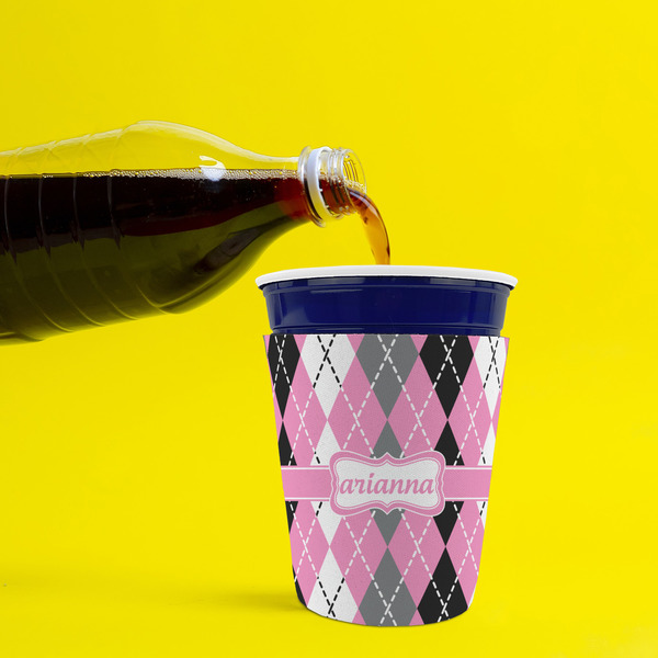 Argyle Party Cup Sleeves - without bottom - Lifestyle