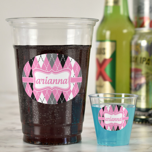 Argyle Party Cups - 16oz - In Context