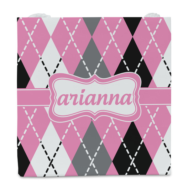 Argyle Party Favor Gift Bag - Matte - Front