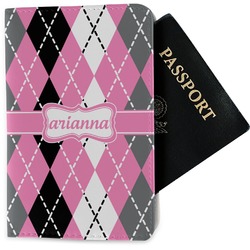 Argyle Passport Holder - Fabric (Personalized)