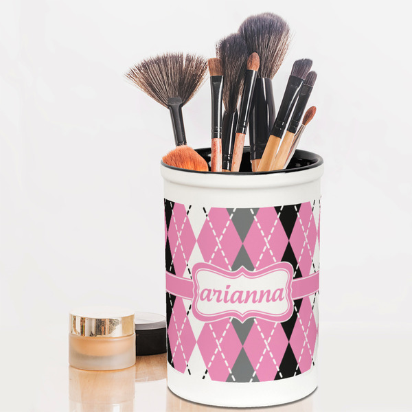 Argyle Pencil Holder - LIFESTYLE makeup