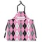 Argyle Apron Without Pockets w/ Name or Text