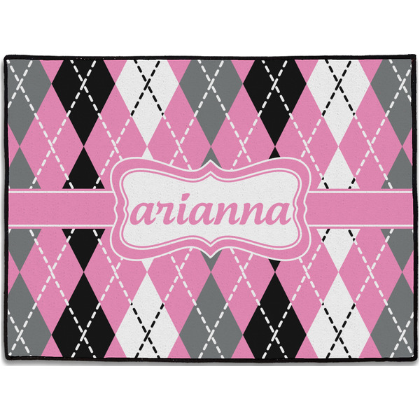 Custom Argyle Door Mat (Personalized)